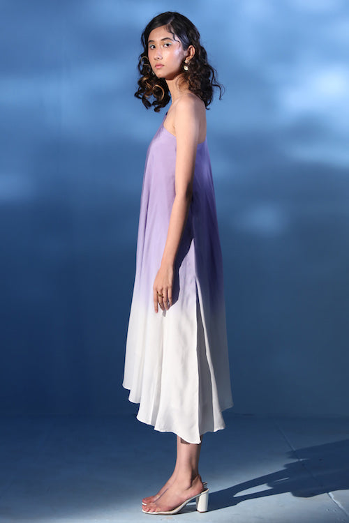 Chambray & Co.'S Lir Ombre Silk Dress