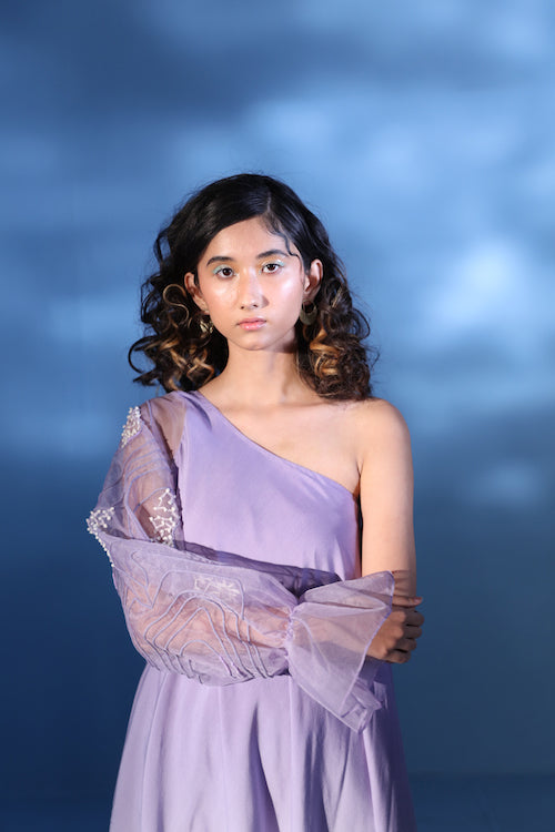 Chambray & Co.'S Lir Ombre Silk Dress