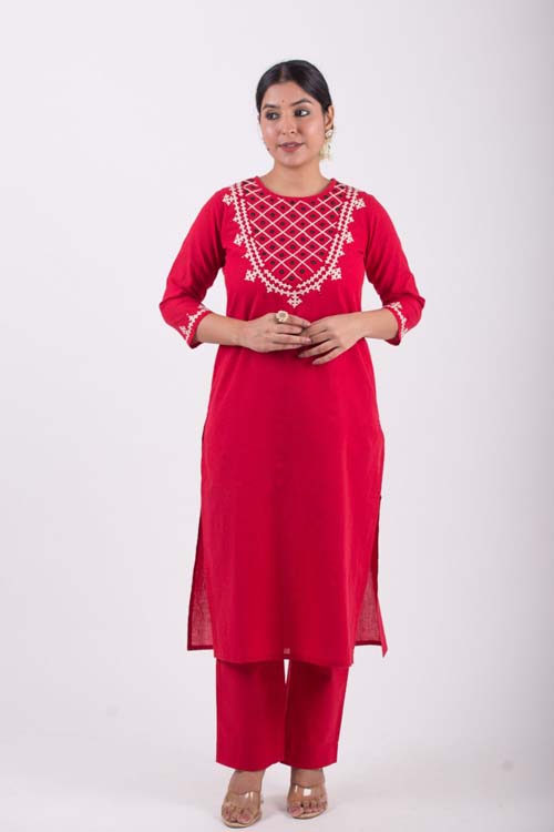 Urmul Desert Crafts-  "Sindhur" Sindhi Kurta