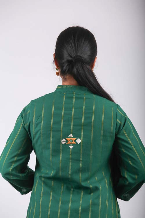 Urmul Desert Crafts-  "Surili" Cotton Soof Straight Kurta