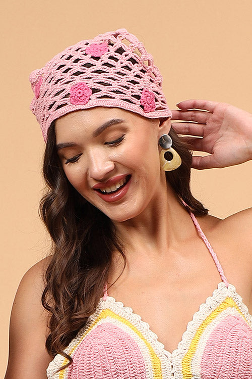 Ajoobaa "Daisy" Crochet Head Scarf