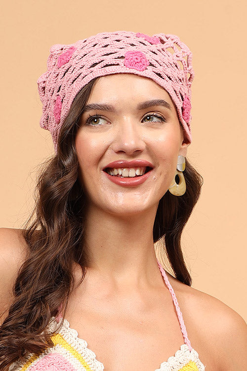 Ajoobaa "Daisy" Crochet Head Scarf