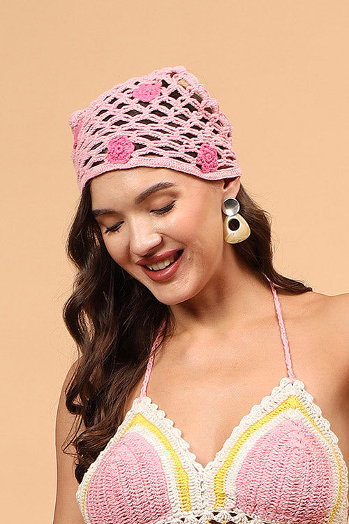 Ajoobaa "Daisy" Crochet Head Scarf