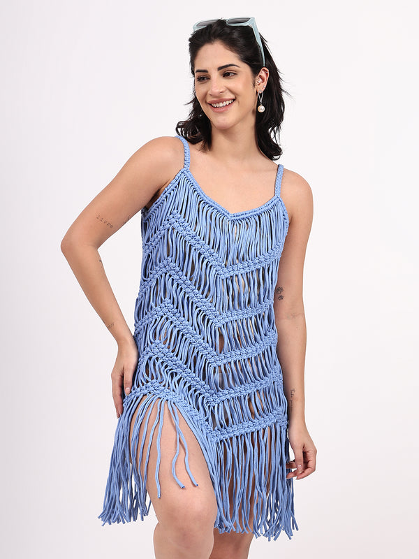 Ajoobaa "Tassel" Macrame Dress