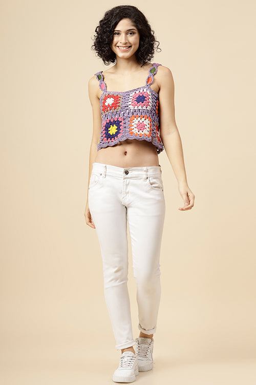 Ajoobaa" Self Design" Cotton Summer Top