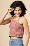 Ajoobaa" Squares" Crochet Handmade Summer Cotton Top