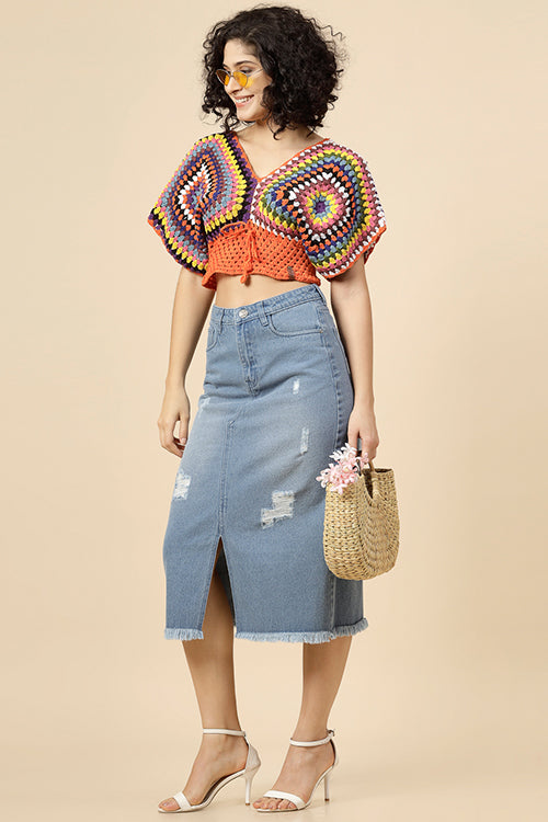 Ajoobaa "Blouson" Handmade Pure Cotton Top