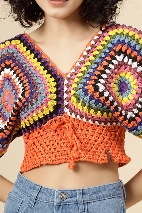 Ajoobaa "Blouson" Handmade Pure Cotton Top