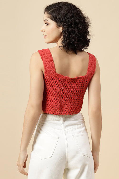 Ajoobaa"Floral" Crop Top For Women