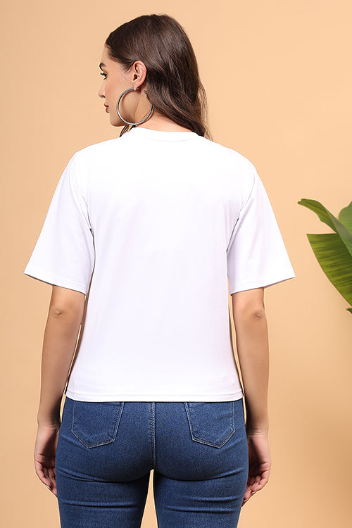 Ajoobaa Crochet "Floral" Tshirt