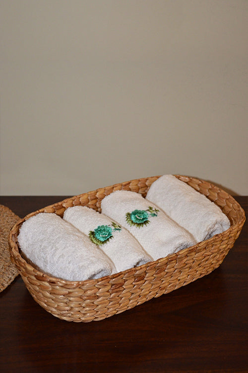 Dharini Water Hyacinth Oval Bread & Utility Basket