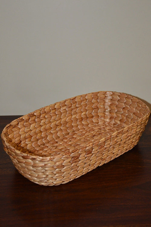 Dharini Water Hyacinth Oval Bread & Utility Basket