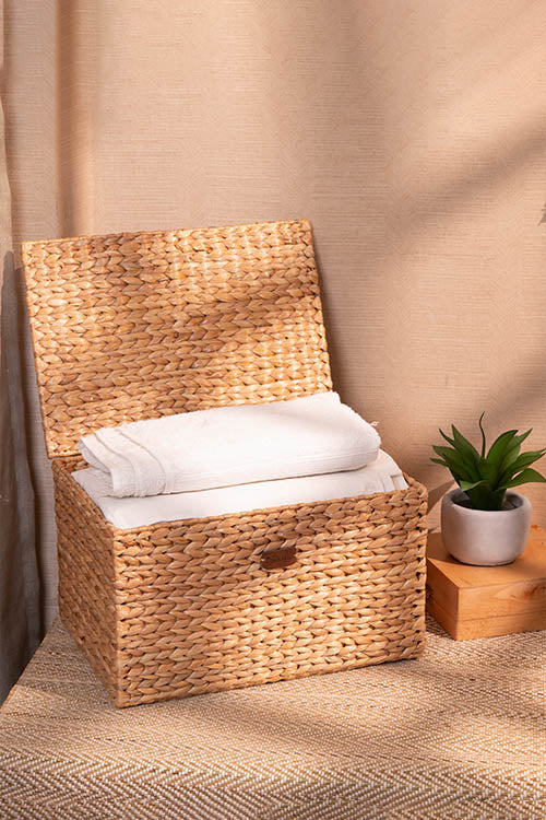 Dharini Water Hyacinth Rectangular Storage Box