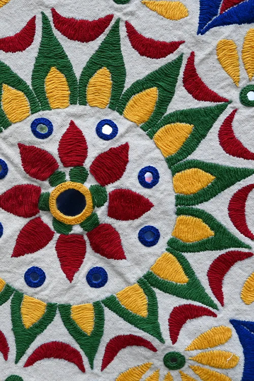 Okhai White Wall Hanging