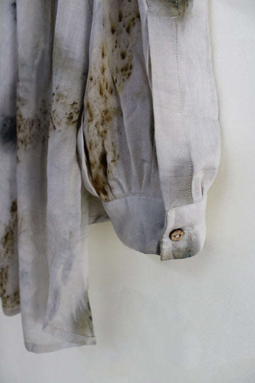 Bageeya "Umi" Handwoven Handspun  Tussar Cotton Shirt