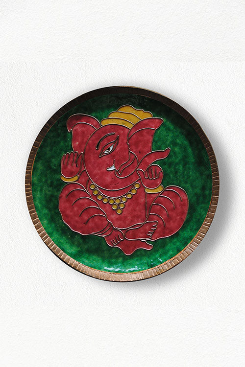 EkiBeki Ekadanta - Ganesha Green Wallplate