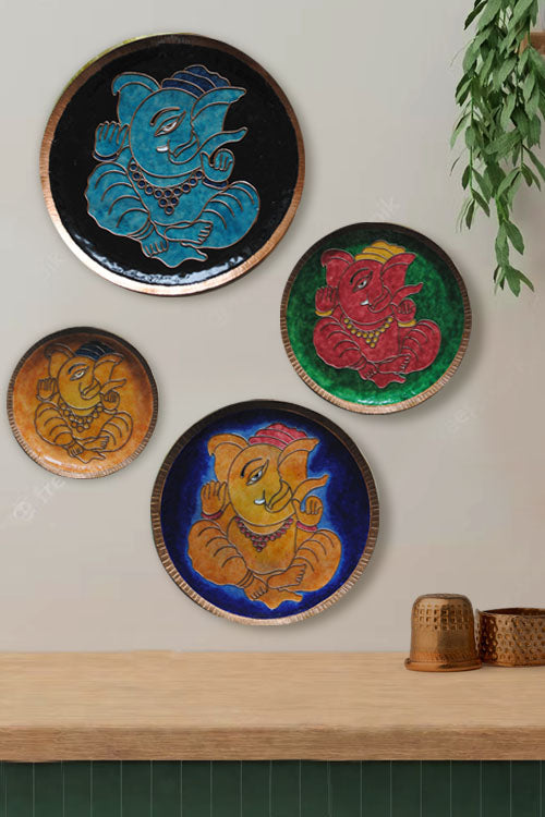 EkiBeki Ekadanta - Ganesha Green Wallplate