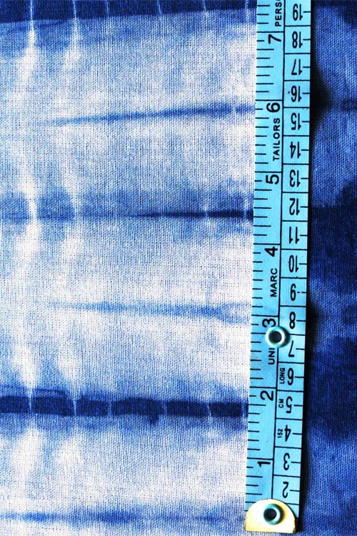 Moralfibre Fabric Is 100% Cotton Organic Handspun Handwoven, Natural Tie & Dyed Indigo And White Fabric