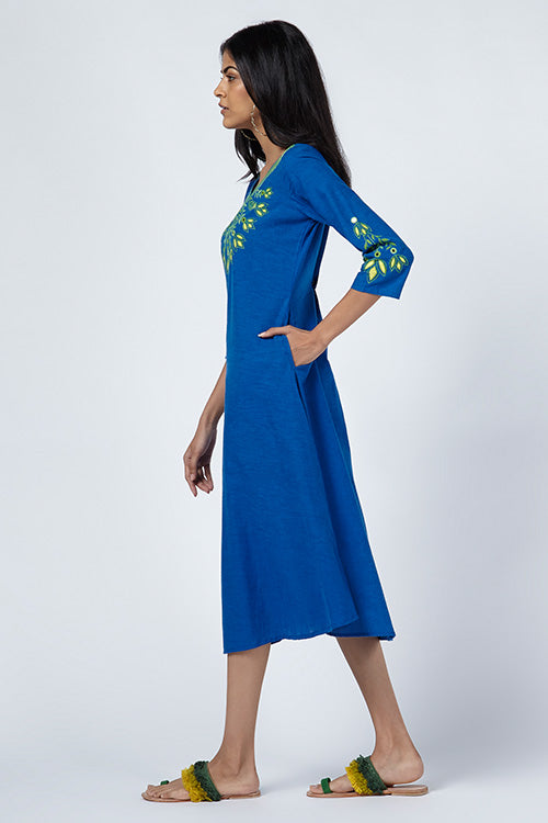 Okhai 'Moira' Embroidered Cotton Dress | Relove