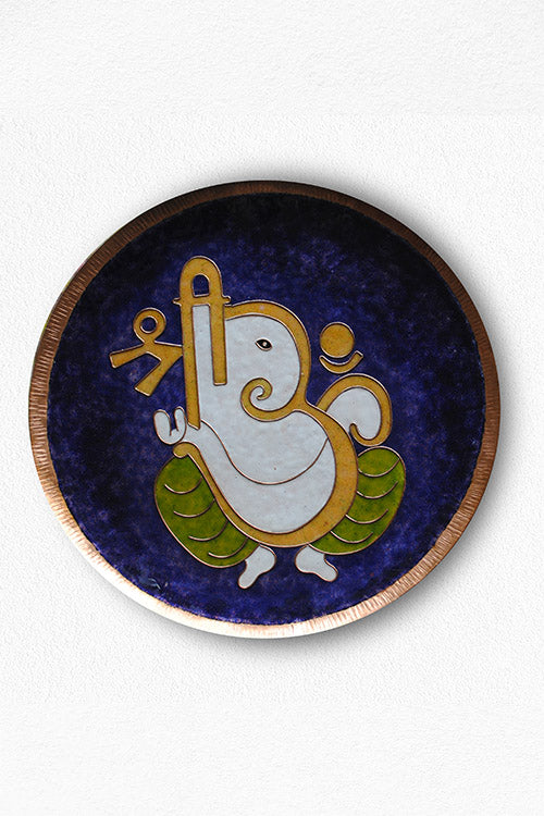 EkiBeki Vinayaka - Ganesha Purple Wallplate