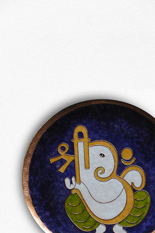 EkiBeki Vinayaka - Ganesha Purple Wallplate