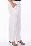 Dharan "Dori Pants" White Embroidered Straight Pants