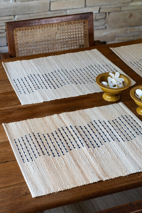 Rekha Hand-Woven Placemats (Set Of 2)