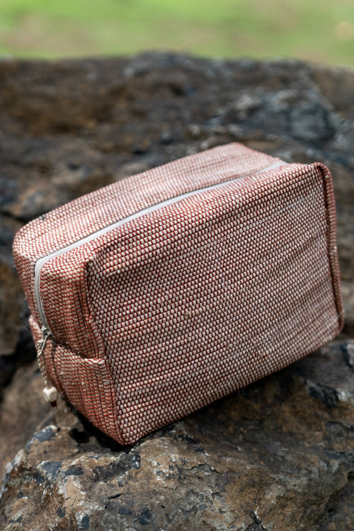 Saral Hand-Woven Wide Pouch