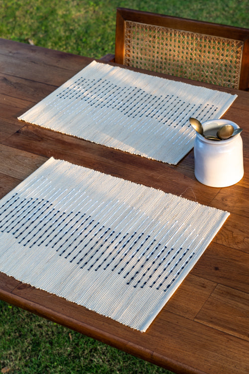 Rekha Hand-Woven Placemats (Set Of 2)