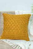 108Knots Criss Cross Dense Hand-Knotted Cushion Cover (Single Pc)