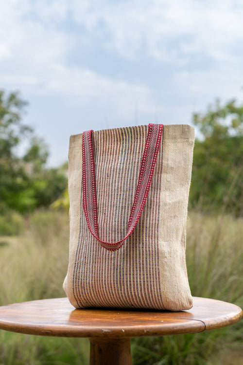 Vidya Hand-Woven Tote Bag