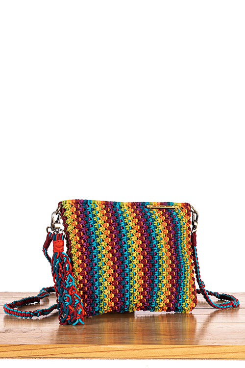 108Knots Gardenia Blended Hand-Knotted Sling Bag