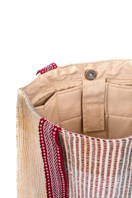 Vidya Hand-Woven Tote Bag