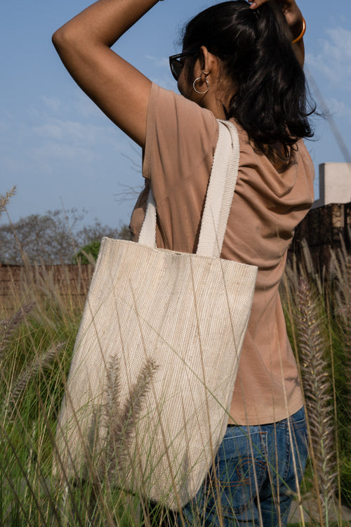 Saral Hand Woven Tote Bag