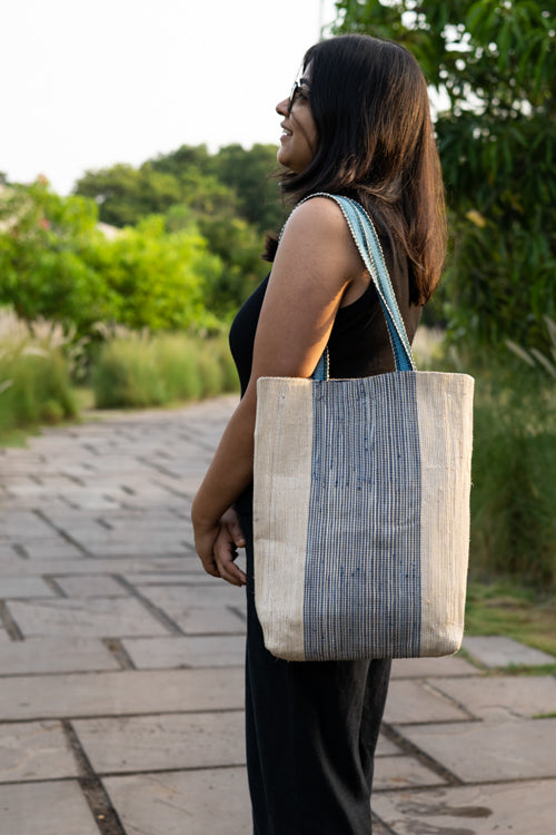 Vidya Hand-Woven Tote Bag
