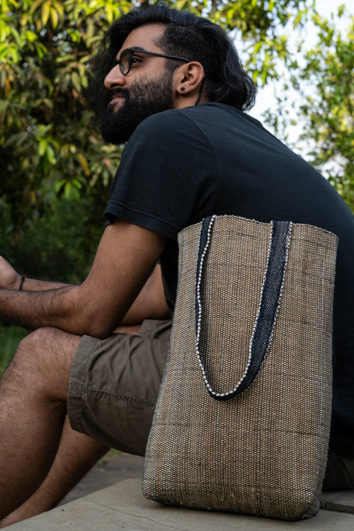 Saral Hand Woven Tote Bag