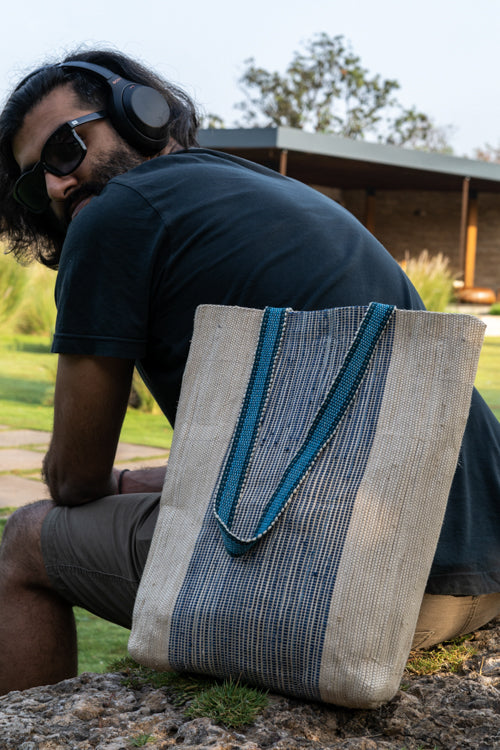 Vidya Hand-Woven Tote Bag