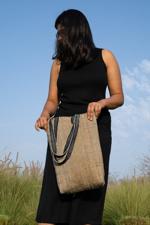 Saral Hand Woven Tote Bag