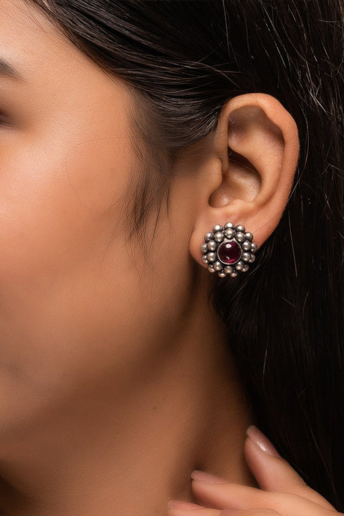 TICH Pure Silver Traditional Maharashtrian Long Neckpiece - Zondhale Poth (6 Strings)