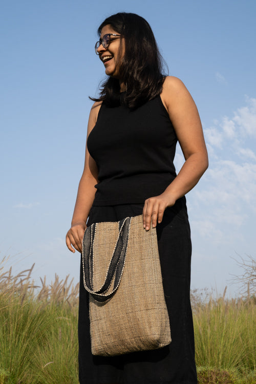 Saral Hand Woven Tote Bag