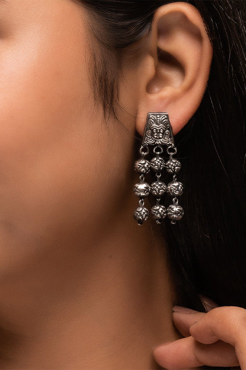 TICH Pure Silver Traditional Maharashtrian Set - Mohanmala