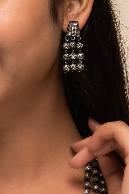 TICH Pure Silver Traditional Maharashtrian Set - Mohanmala