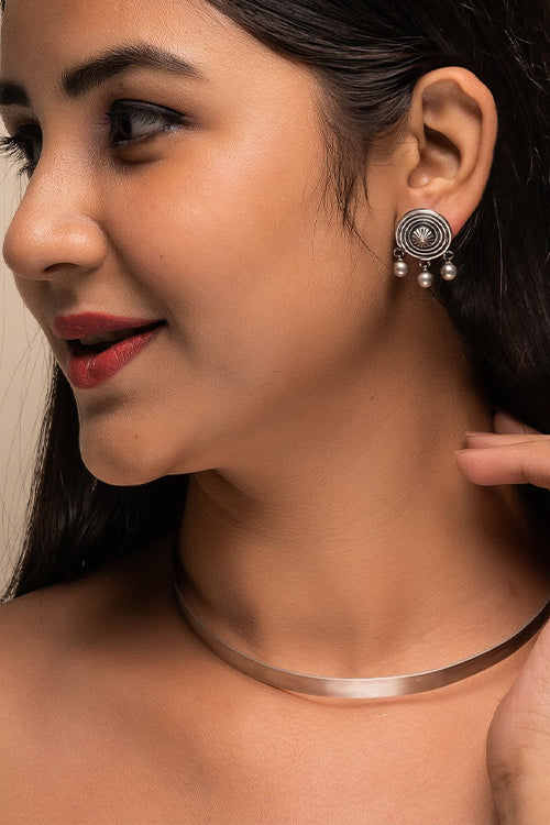 TICH Pure Silver Traditional Maharashtrian Set - Chitak