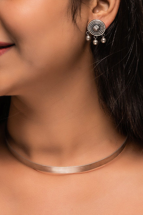 TICH Pure Silver Traditional Maharashtrian Set - Chitak