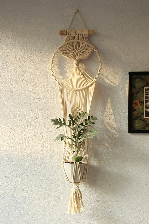 "House of Macrame" Tree of Life Plant-hanger