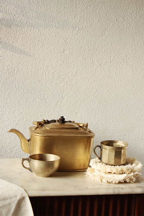 "House of Macrame" Macrame Round Coasters - Off white ( set of 2)