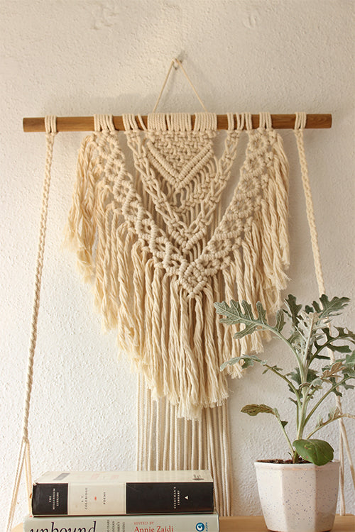 House of Macrame Boho Single Shelf Wall Hanging