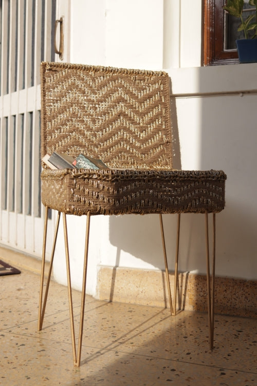 Sirohi Glazed Upcycled Plastic Box Stand