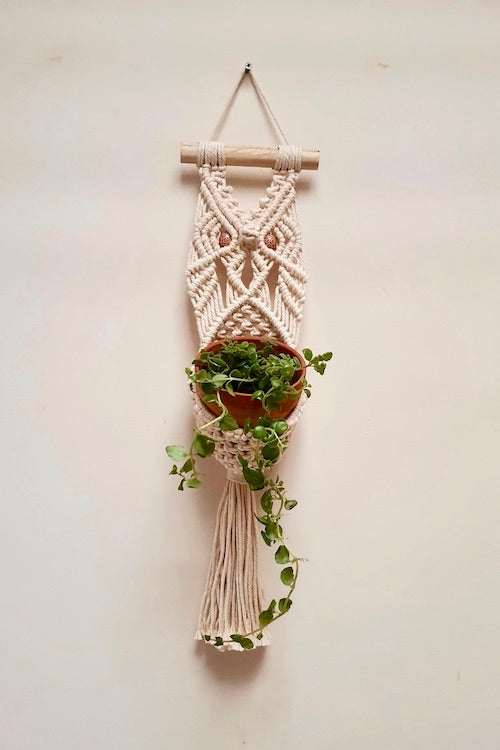 Owl Handcrafted Macrame Plant hanger Online