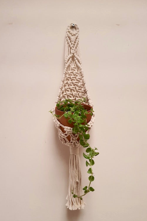 mesh plant hanger House of Macrame" Mesh Plant Hanger – Okhaistore